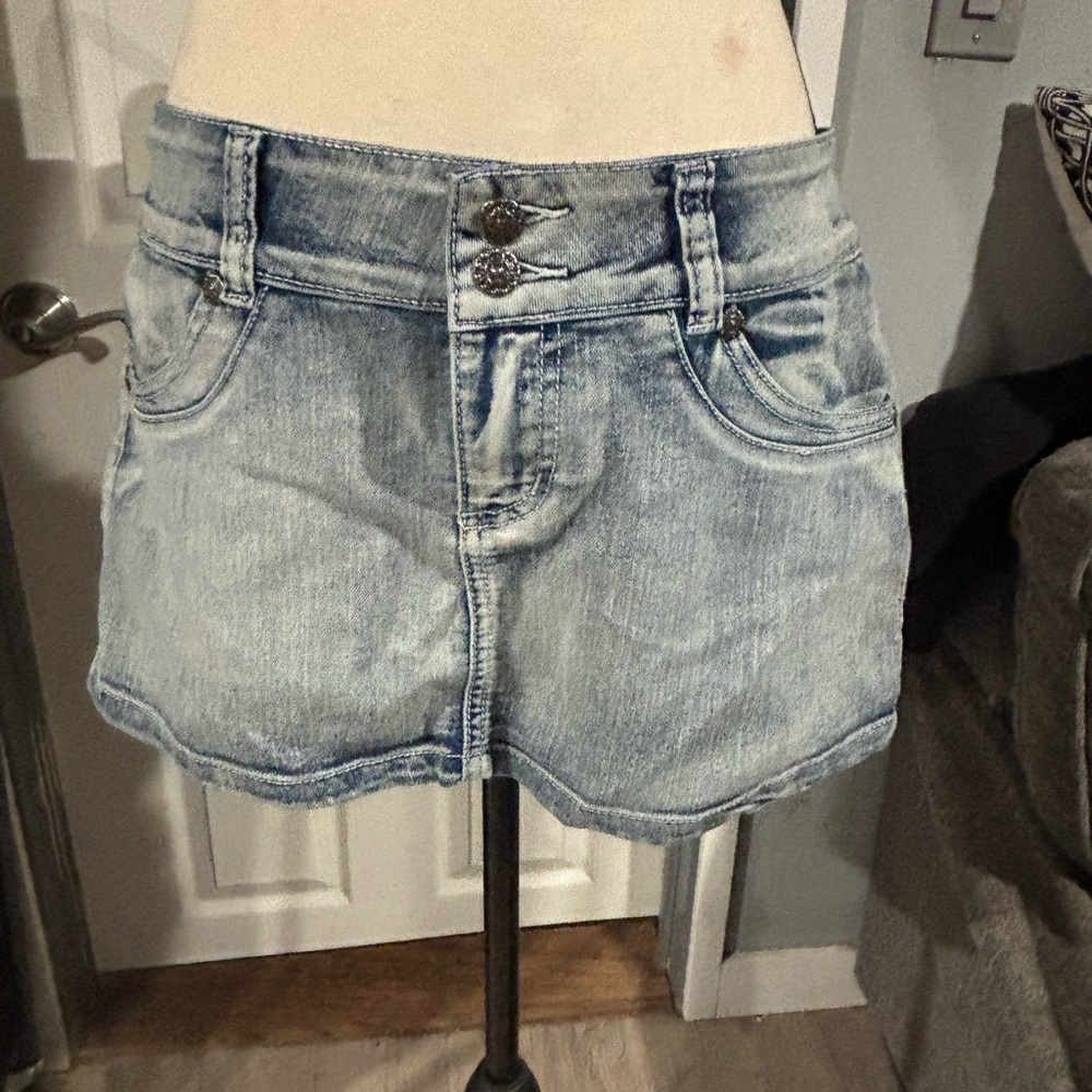 Only You Light Blue Denim Jean Skirt size 11